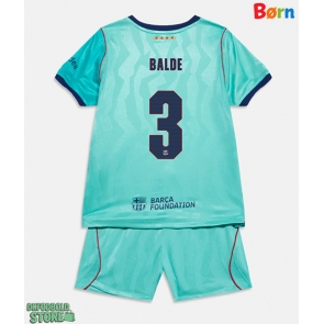 Barcelona Alejandro Balde #3 Replika Babytøj Tredje sæt Børn 2026-27 Kortærmet (+ Korte bukser)